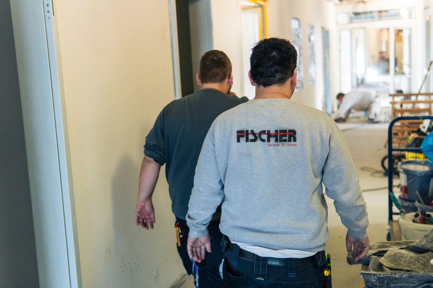 Fischer Stromwerk bei der Arbeit